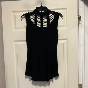 Jawbreaker Caged Black Top Size Large
